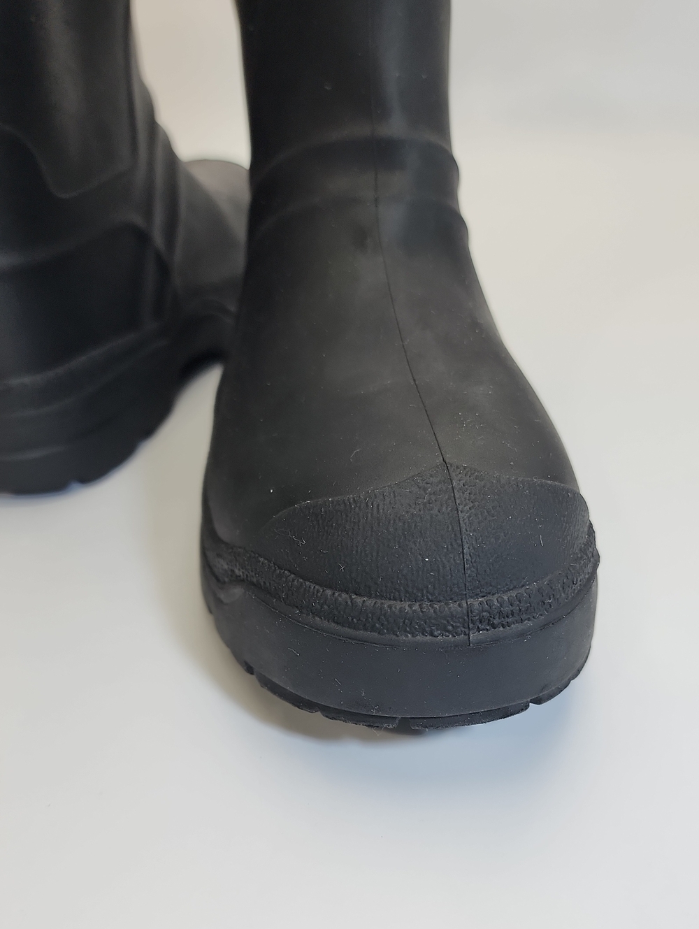 Black Rubber Rain Boots With Drawstrings Size 3 Made In Canada - Picture 6 of 11